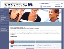 Tablet Screenshot of buchhandlung-hector.de